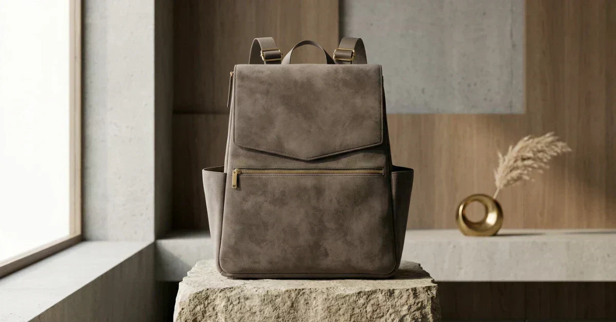 best vegan leather tote backpacks Melie Bianco Tulip Recycled Top Handle Bag Chocolate The large Hannah and Henry Chelsea Convertible is the best diaper bag backpack that embodies both luxury and practicality Best Vegan Leather Diaper Bags