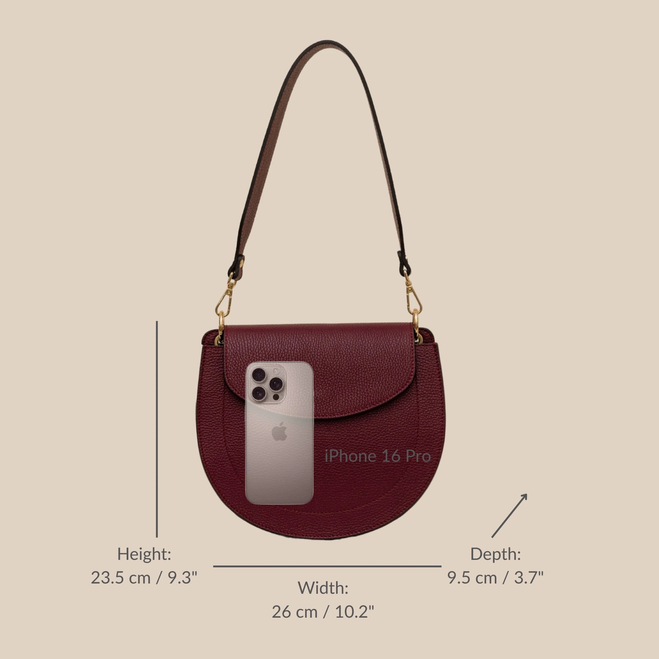 Luna Burgundy